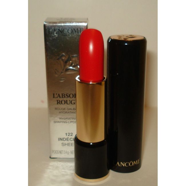 Lancome L' Absolu Rouge Lipstick ~ 122 Indecise (Sheer) Full Size NIB