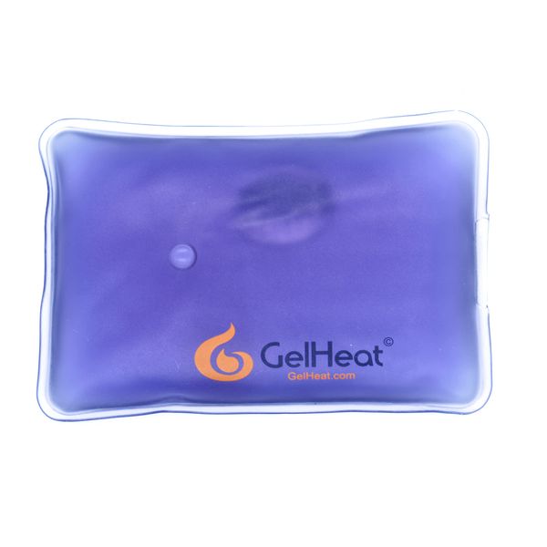 Pack of 5 GelHeat Instant Hand Warmers - Reusable Gel Click Heat Pads (Purple)