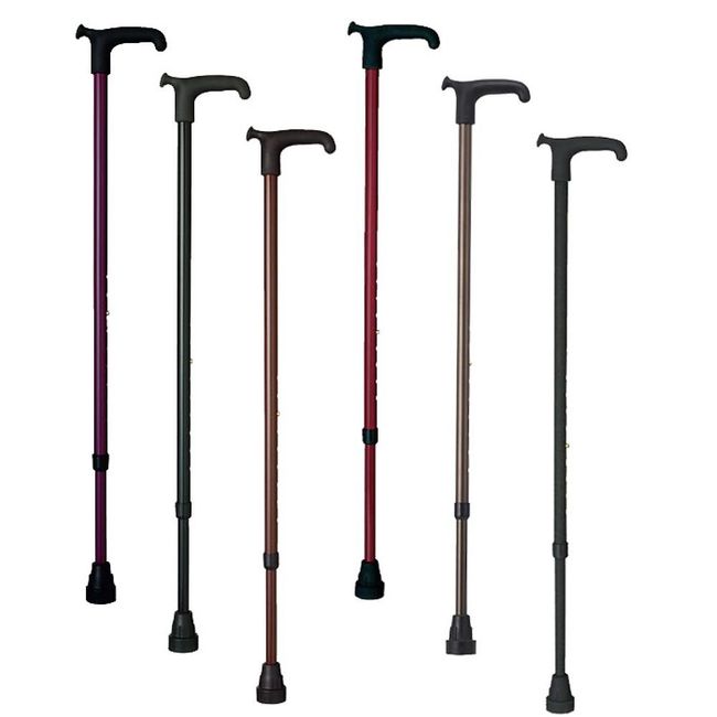 (MADE IN GERMANY ossenberugu/Cane Cane) REHAB Cane Telescopic Type , , , black matte,