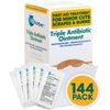 (144 Pack) Triple Antibiotic Ointment 0.9G Single Packet, First Aid Kit for M...