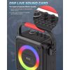Bluetooth Karaoke Speaker with Two Wireless Karaoke Microphones, PA System Speak
