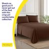 1500 Supreme Collection King Sheet Sets Brown - Luxury Hotel Bed Sheets and
