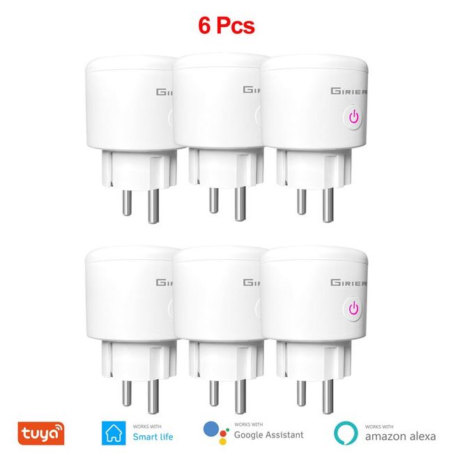 6pcs Wifi Outlet Smart Socket Smart plug Smart Life APP control