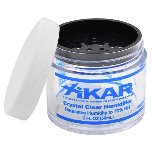 Xikar Crystal Humidifier, Lasts Up to 90 Days, Reusable, Crystals Expand, Provides Perfect 70% Humidity, 2 fl oz Jar
