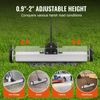 36" Magnetic Sweeper with Wheels 55Lbs Rolling Sweeper Lawn Yard Grass