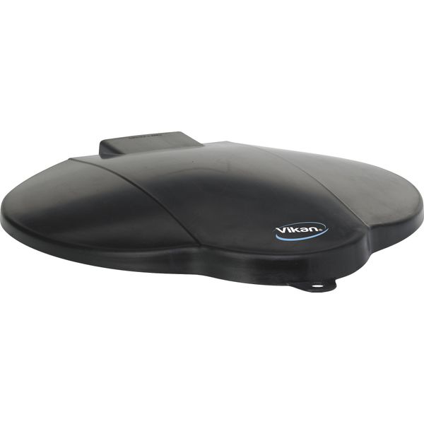 Vikan, Black Lid,Pail,3 gal,PP, 5687