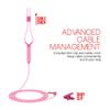 MEE Audio - M6P In Ear Isolating Earphone with Universal Microphone and Control - Pink