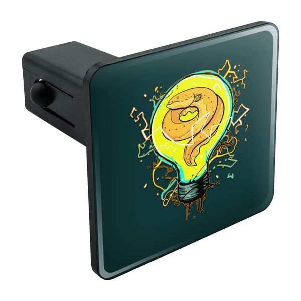GRAPHICS & MORE Electric EEL in Light Bulb with Electricity Tow Trailer Hitch Cover Plug Insert