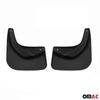 OMAC Mud Guards Splash Mud Flaps for Ford Explorer 2011-2015 Black 2 Pcs