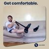 VMA 47” Leg Lifter Strap – Extra Long Strap with Loops for Hip or Knee Replacement Recovery, Foldable