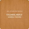 General Finishes Colonial Maple Household Stain Half Pint Gel Easy Application