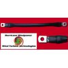 Battery Interconnect Cable Black 16 Inch 2/0 AWG for Solar Panel Wind Generator