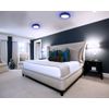 18w LED Novelty Ceiling Light Cool White with Blue Ambient Ring Surface Mount Easy Install