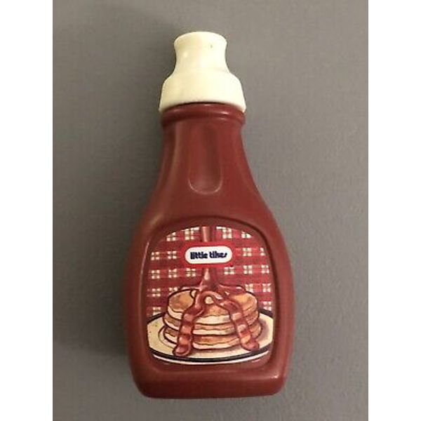 Vintage Little Tikes Play Food Kitchen Maple Pancake Syrup Bottle Replacement