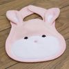Bathing Bunnies Bunny Bib Baby Pink