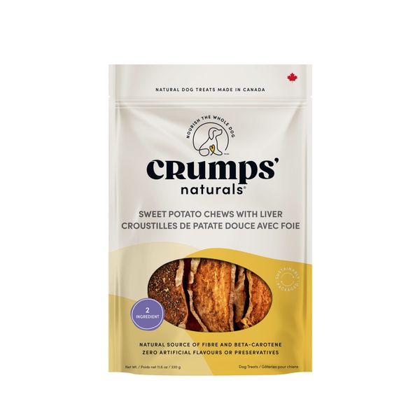 Crumps' Naturals Sweet Potato And Liver For Pets, 11.6-Ounce