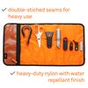 SLICE Roll Up Organizer Reinforced Stitching, Fits 16 Tools, 0