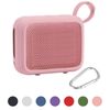 (Case Only) JBL GO4 Bluetooth Speaker Protective Storage Silicone Case Portable,Pink-co2CREA