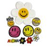 Patch Applique Assortment Iron Embroidery Sequins Decor Wappen Flush (Smile), Multi*, Smile