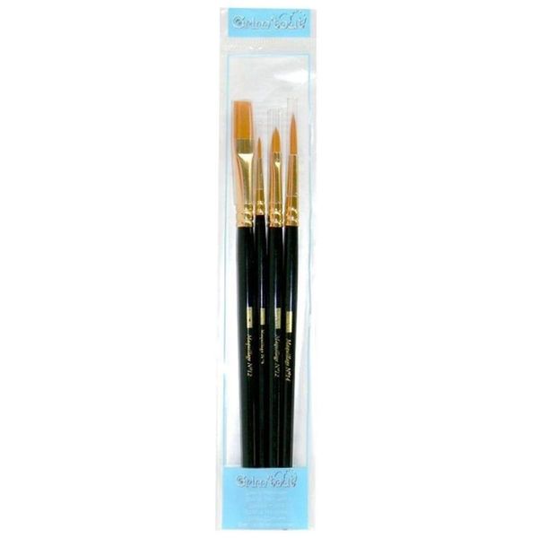 Set 4 pennelli make-up