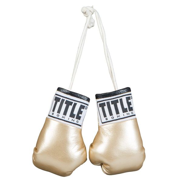 Title Boxing Mini Boxing Glove, Gold