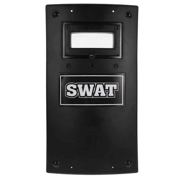 Toyvian Police Shield Police Shield Props SWAT Ball Costume Pretend Play Party Cosplay Props (Black)