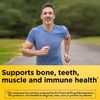 Extra Strength Vitamin D3 5000 IU (125 Mcg), Dietary Supplement for Bone, Tee...
