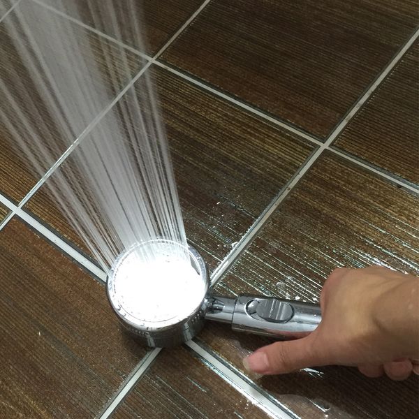 Double-layer water pressure booster on/off shower head shower head shower