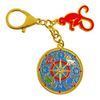 2025 Fengshui Monkey keychain The 4 Elements Cross With Monkey Keychain w5638