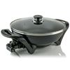 Ovente Electric Skillet 13 Inch with Nonstick Aluminum Body Black SK3113B