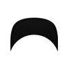 Flex fit Flat Visor Caps, Unisex, Flexfit Flat Visor, Black, L/XL