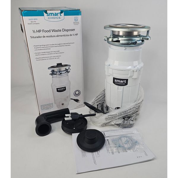 Smart Choice 1/2 HP Food Waste Disposer