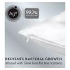 Silver Cloud White Satin Pillowcase Twinpack