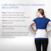 Core Products Elastic Criss Cross Back Support - XXLarge