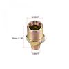 sourcing map Reducing Pipe Fitting Reducer Hex Adapter 1/8 NPT x 3/8 BSP Male Connector 4Pcs