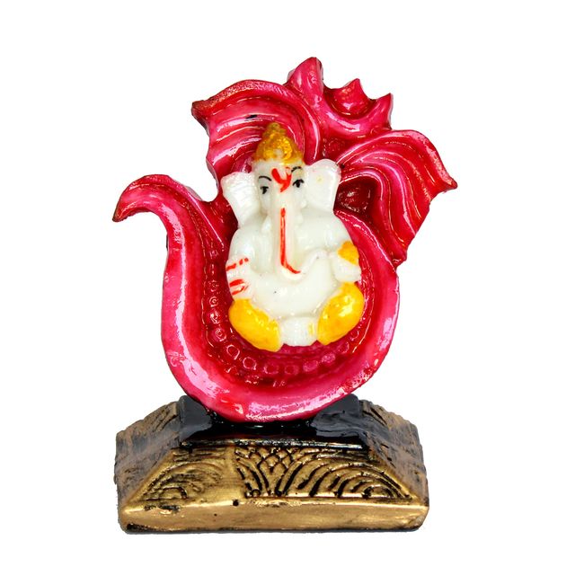 eSplanade Ganesha Ganpati Murti Idol Statue Sculpture for car dashboard (7x6x4cm)