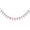 Unique Party 63541 - 14ft Multi-Patterned Merry Christmas Paper Bunting Flags