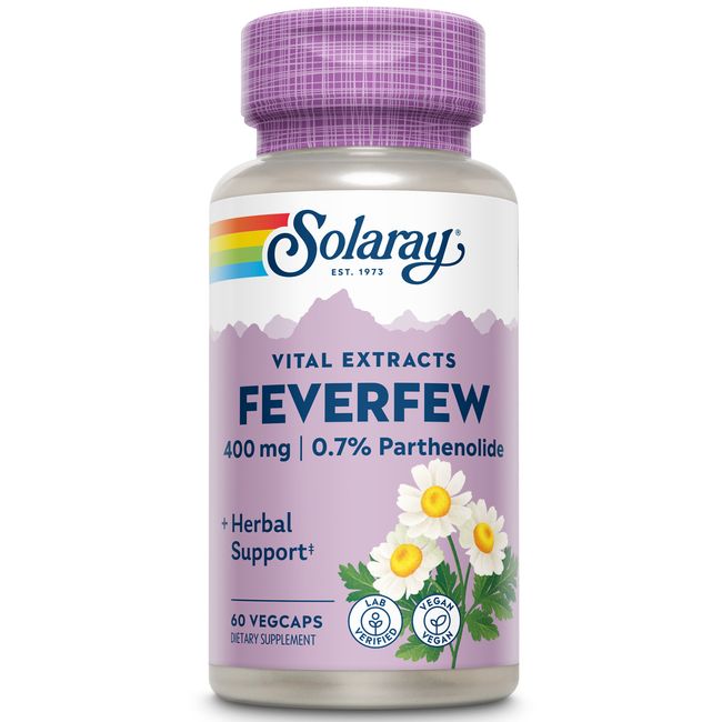 Solaray Feverfew Extract 400 mg | 60 VegCaps