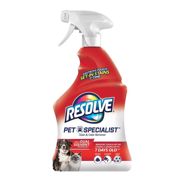 Resolve Pet Specialist Carpet Cleaner, Stain Remover and Odor eliminator trig...