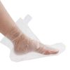 200PCS Clear Plastic Disposable Booties, Paraffin Bath Liners for Foot Pedicure