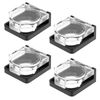 Ipetboom Emergency Stop Button Cover-4 pcs Plastic Cover Protector, Toggle Push Button Lockout Cover, Add Protection