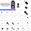 Freenove Basic Starter Kit for ESP32-WROVER CAM (Included), Dual-Core 32-bit 240 MHz Microcontroller, Onboard Camera Wireless, Python C Code, 400-Page Detailed Tutorial, 141 Items, 58 Projects