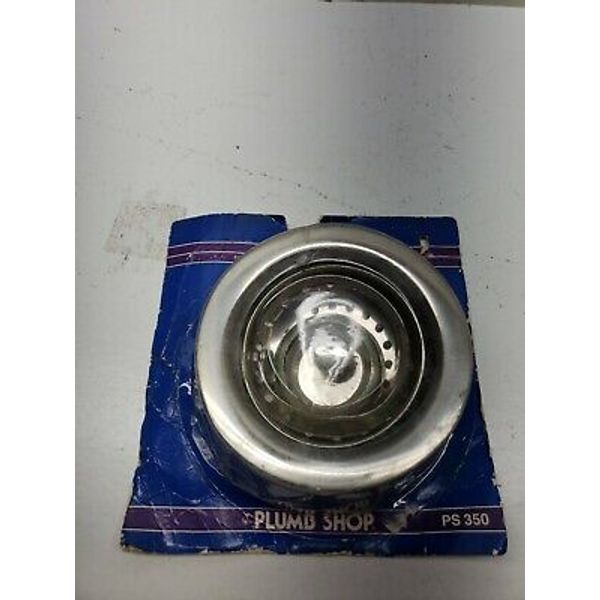 PLUMB SHOP PS350 Basket Sink Strainer Stainless Steel