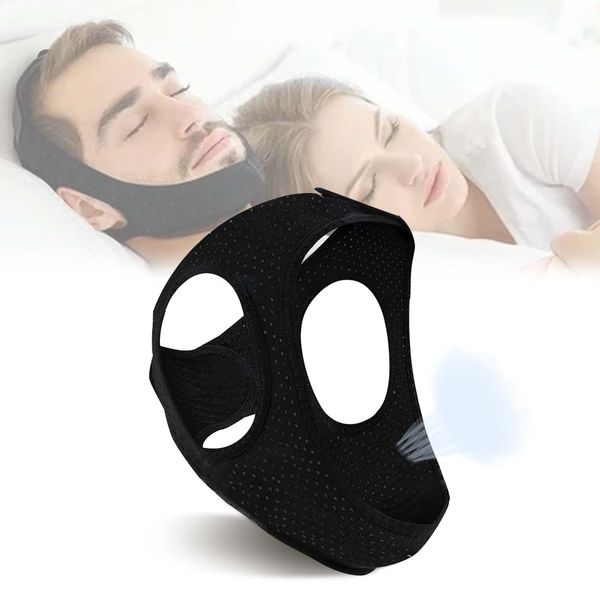 AWAVM Anti Snoring Chin Strap Adjustable Snoring Solution Anti Snoring Devices,Snoring Aids for Men and Women