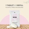 MAISONOVO 4 Pack Rose Scent Foaming Hand Soap Tablets