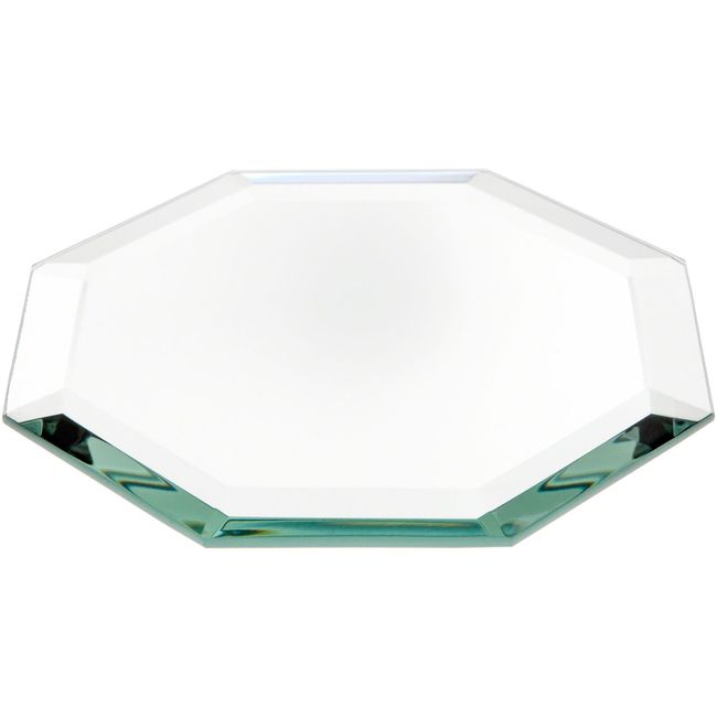 Plymor Octagon 5mm Beveled Glass Mirror, 5 inch x 5 inch (Pack of 3)