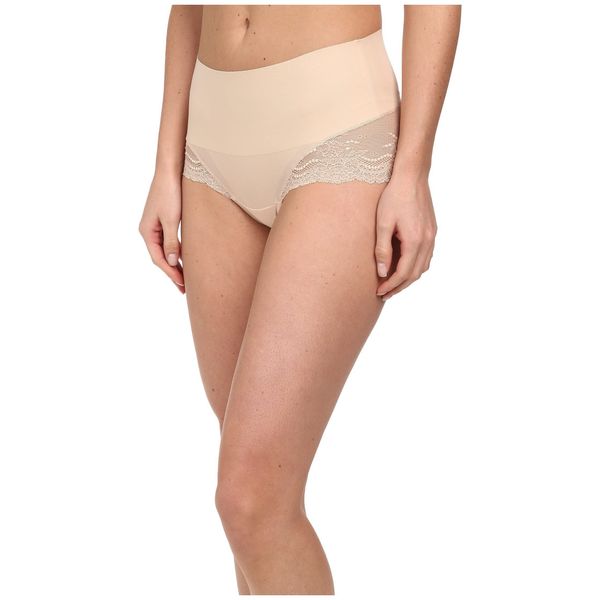 SPANX, Undie-tectable Lace Hi-Hipster Panty, Soft Nude, L