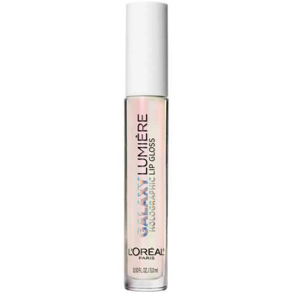 L'Oreal Paris Infallible Galaxy Lumiere Holographic Lip Gloss, Opal Light, 0.1