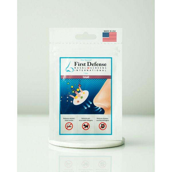 First Defense Nasal Screens (Small) 7 pairs- 1 week supply