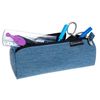Exacompta - Ref. 52780E - 1 Round adapted pencil case in Denim 500 polyester - Random colours